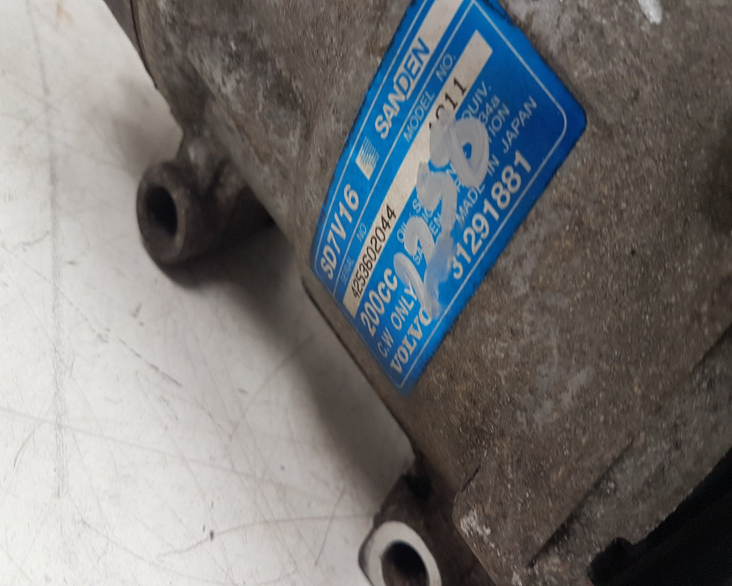 2007 - 2010 Volvo S40  Saloon A/C Compressor 31291881