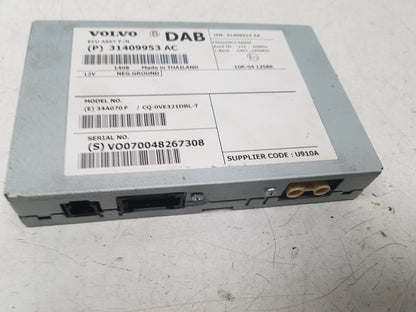 2013 - 2017 Volvo V60  Estate DAB RADIO ECU 31409953 AC