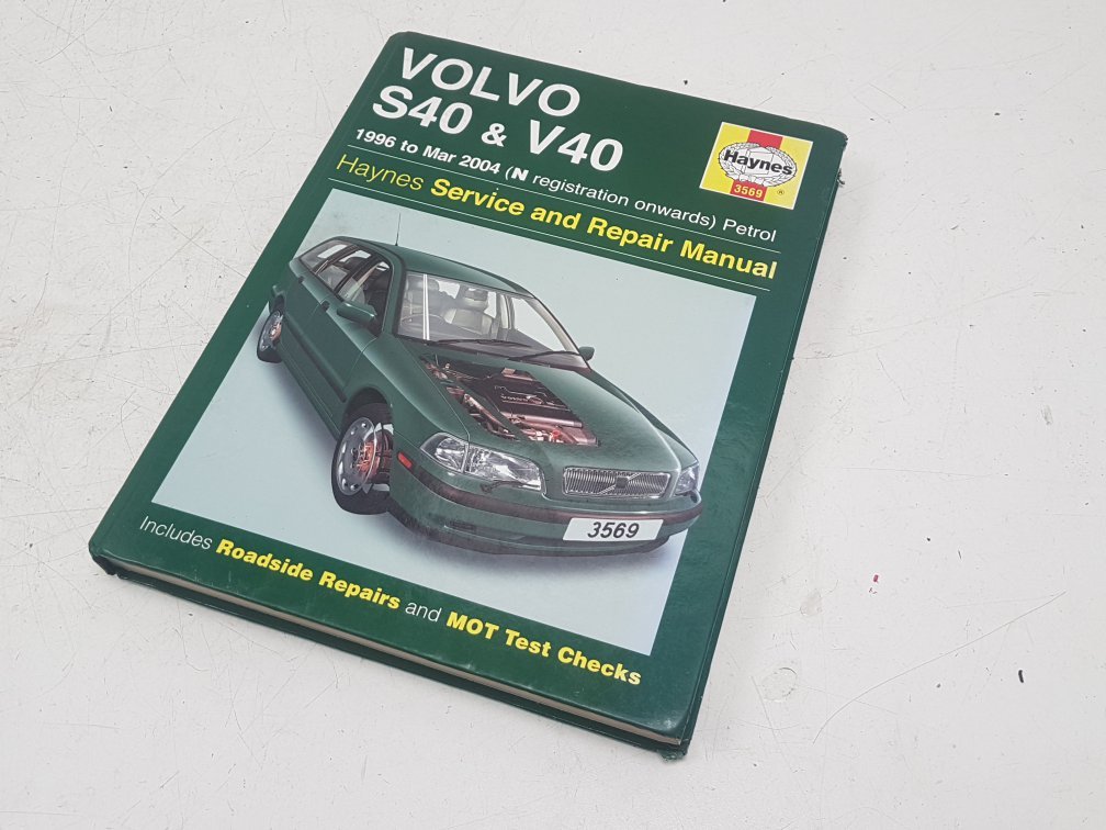 1996 - 2004 Volvo S40   HAYNES MANUAL 978 1 84425 076 9. 9781844250769