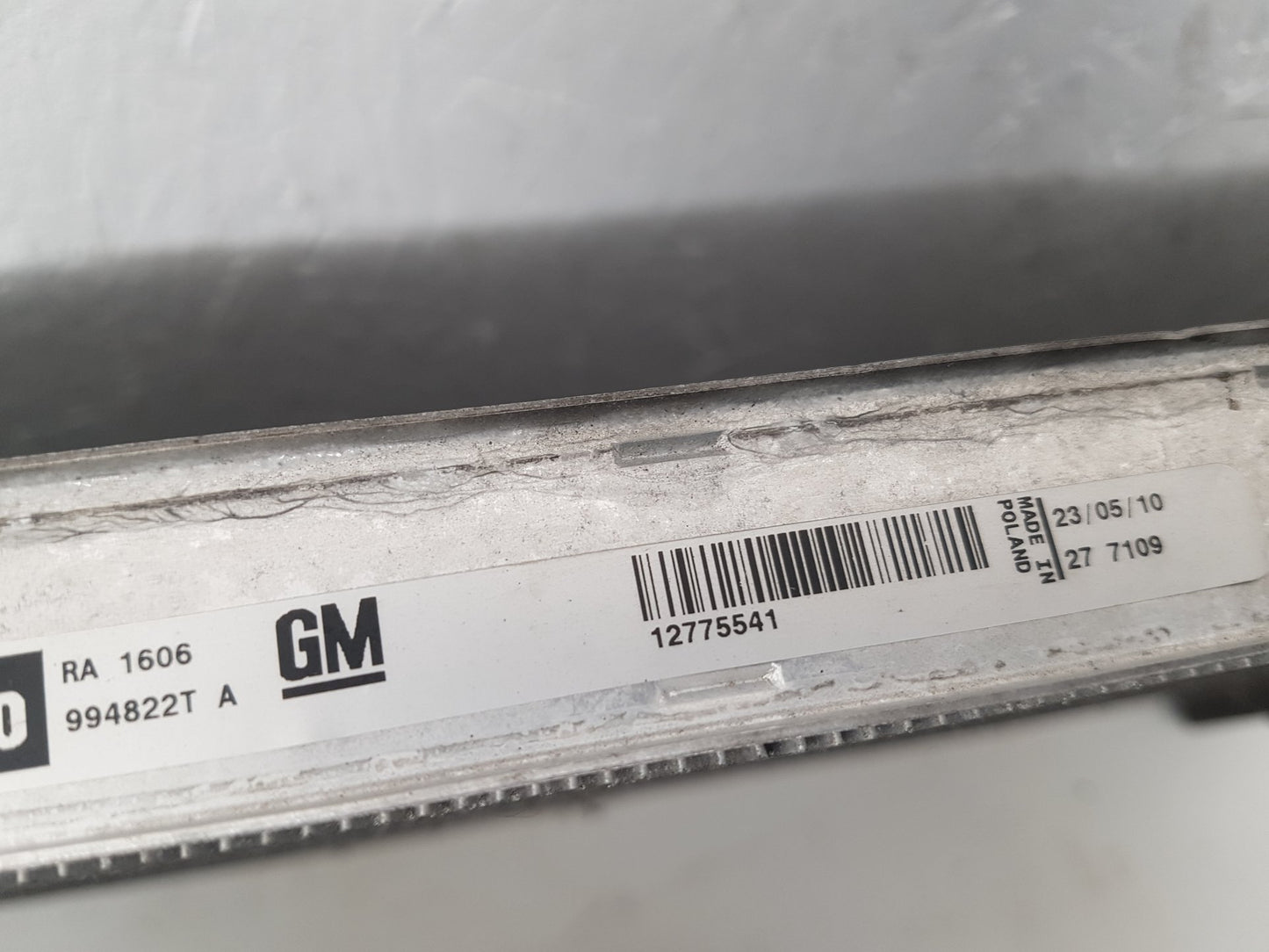 2007 - 2015 Saab 9-3  Estate RADIATOR (MANUAL) (A/C CAR) 12775541