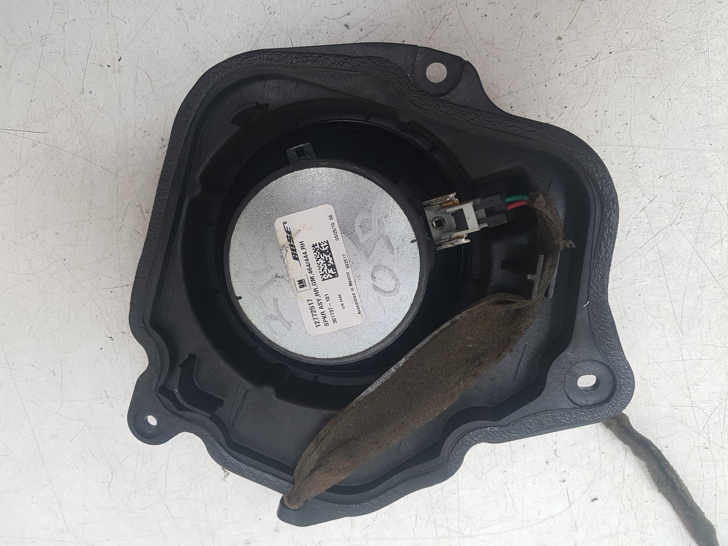 2010 Saab 9-3  Estate DOOR SPEAKER (PASSENGER SIDE FRONT) 12772517