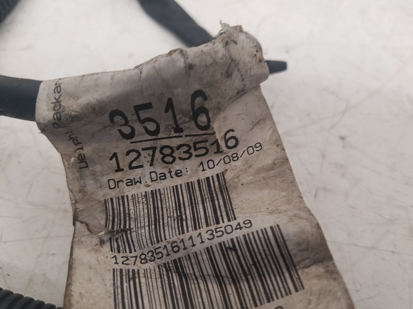 2010 - 2012 Saab 9-5  Saloon PARKING SENSOR WIRING LOOM (REAR) 12783516 12622254