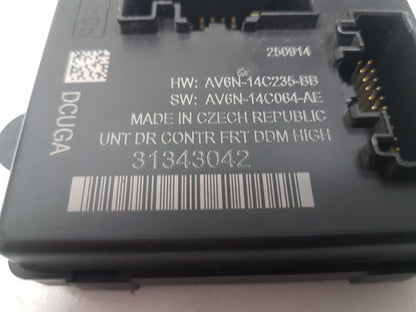 2015 Volvo S60  Saloon Door Control Module 31343042