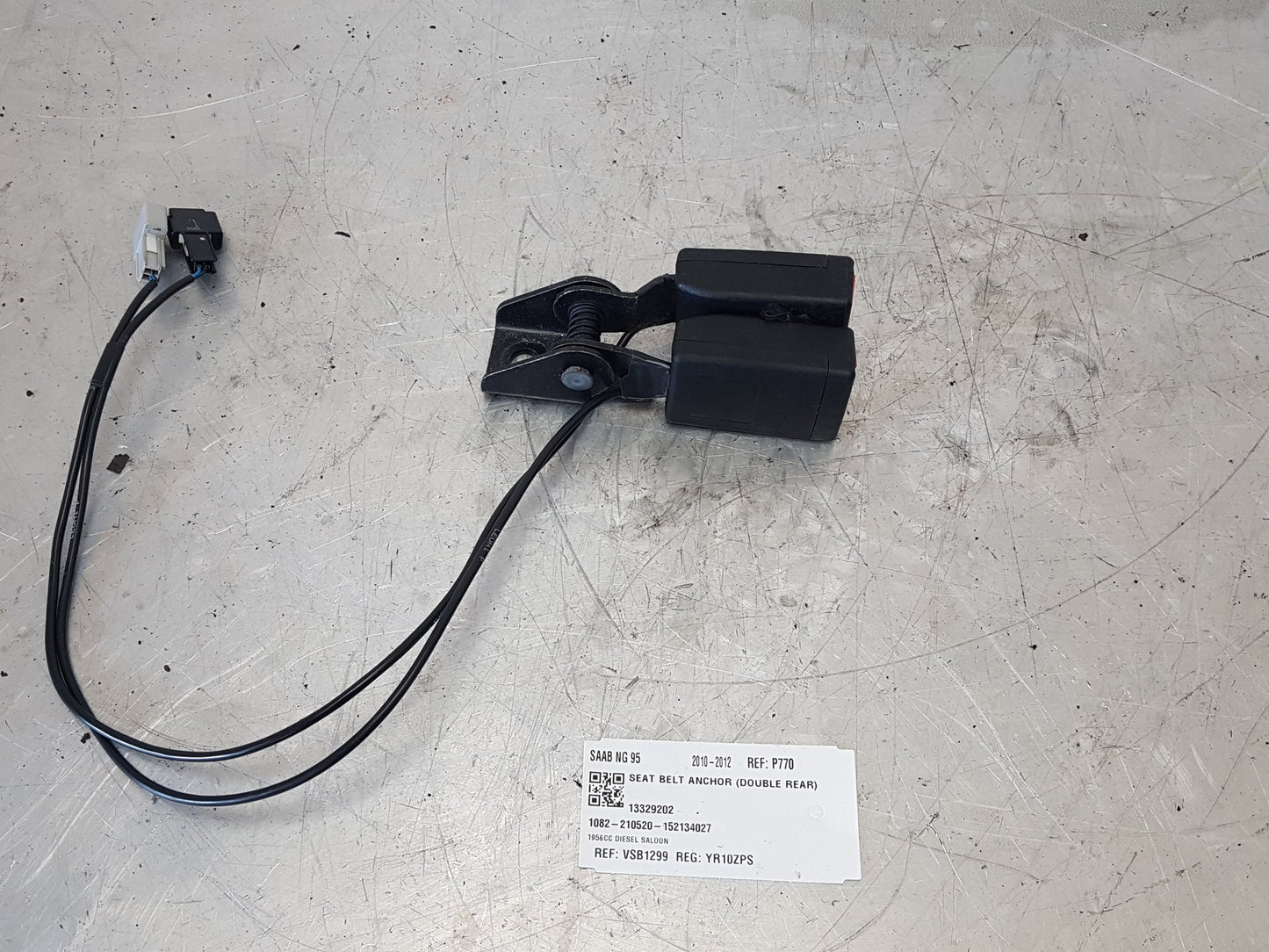 2010 - 2012 Saab 95  Saloon SEAT BELT ANCHOR (DOUBLE REAR) 13329202