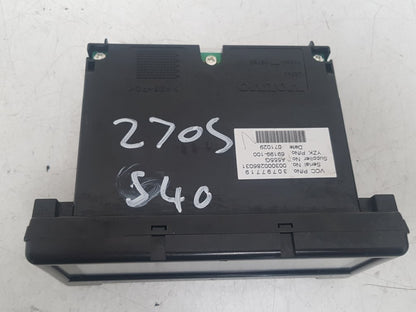 2005 - 2012 Volvo S40  Saloon Dash Display Unit 30797719