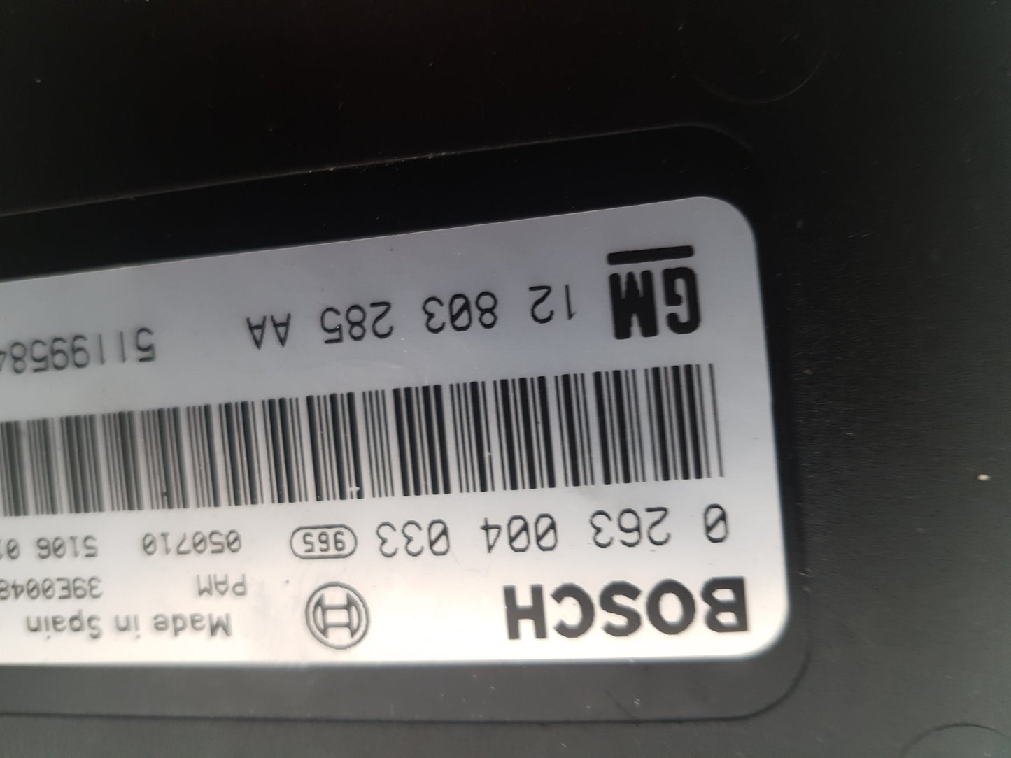 2003 - 2010 Saab 9-3  Saloon PARKING SENSOR ECU 0263004033