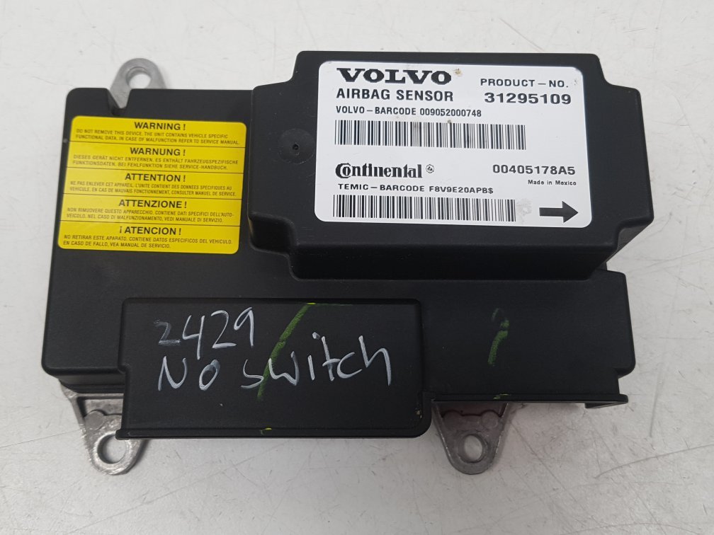 2005 - 2012 Volvo S40  Saloon Airbag Module 31295109