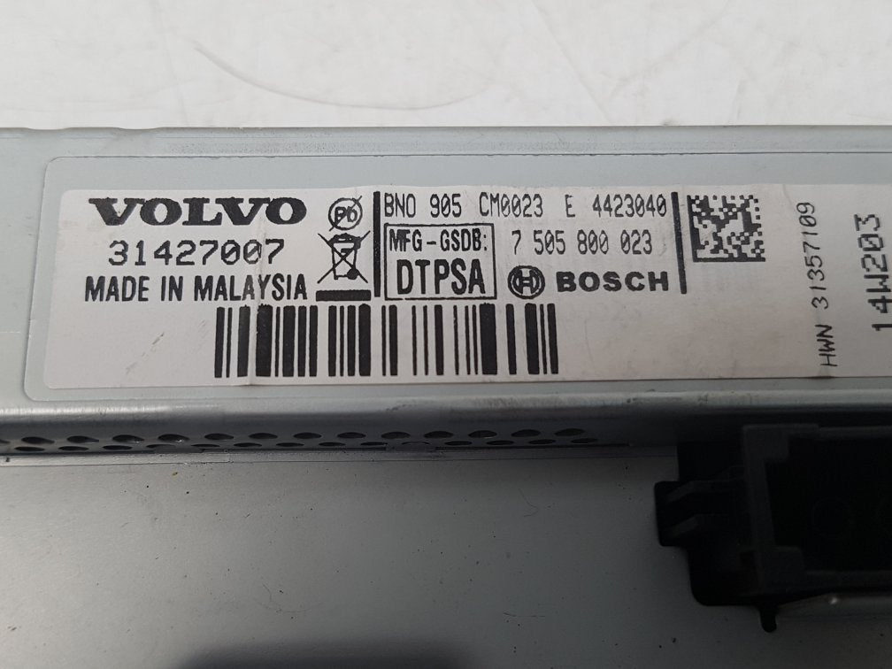 2014 Volvo V40 Cross Country  Hatchback Dash Display Unit 7 505 800 023