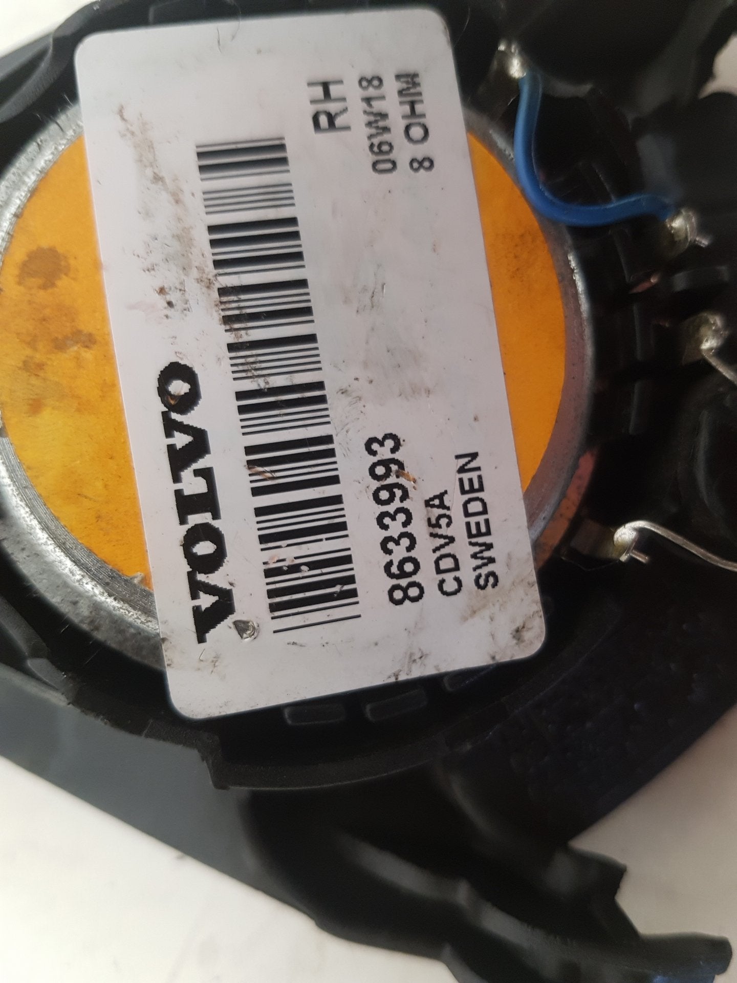 2005 - 2008 Volvo V70  Estate TWEETER SPEAKER (DRIVERS) 8633993