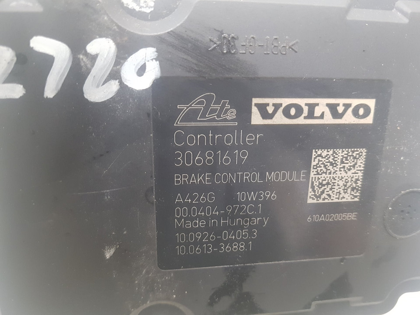 2010 - 2016 Volvo S80  Saloon ABS Pump/Modulator 30681619