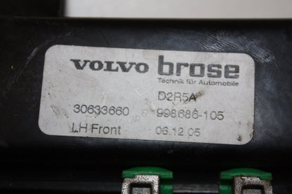 2007 - 2012 Volvo C70  Convertible WINDOW REGULATOR/MECH ELECTRIC  (FRONT PASSENGER SIDE) 30633660