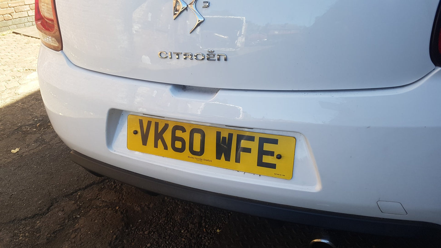 2009 - 2014 Citroen DS3 A55 Hatchback Rear Bumper 7410 LE