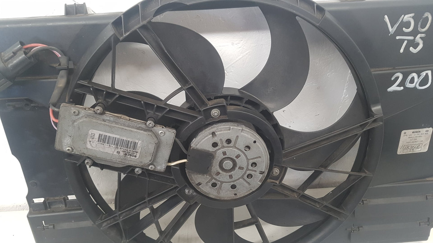 2004 - 2007 Volvo V50  Estate RADIATOR FAN & COWLING (A/C CAR) 3M518C607GB
