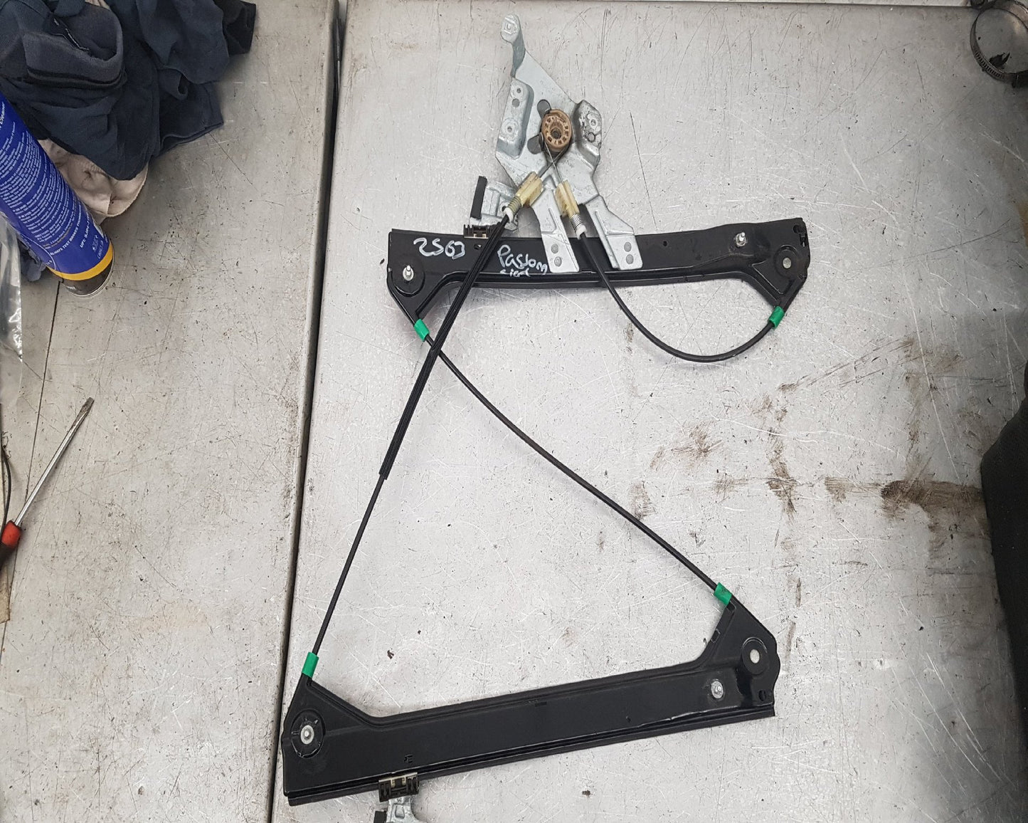 2005 - 2011 Saab 9-3  Estate WINDOW REGULATOR/MECH ELECTRIC  (FRONT PASSENGER SIDE) 12793728