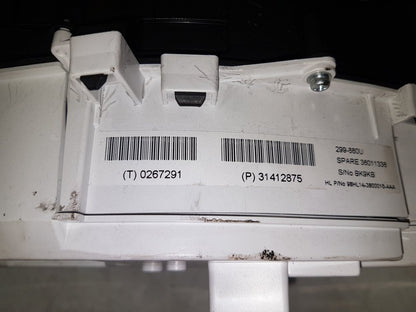 2014 - 2016 Volvo V40  Hatchback Instrument Cluster 31412875