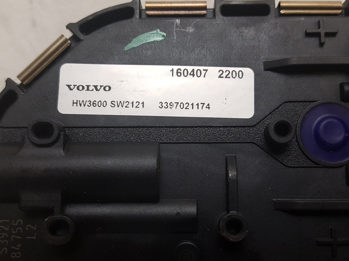 2010 - 2018 Volvo V60   WIPER MOTOR (FRONT) & LINKAGE 3397021174