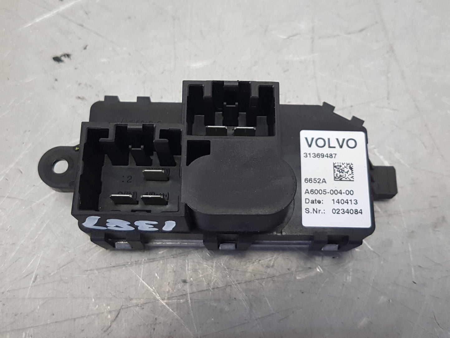 2012 - 2016 Volvo V40  Hatchback FAN SPEED REGULATOR /  RESISTOR 31369487