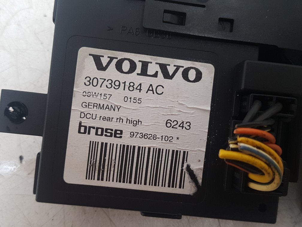 2004 - 2010 Volvo S40  Saloon WINDOW REG MOTOR (DRIVERS SIDE FRONT) 30739184