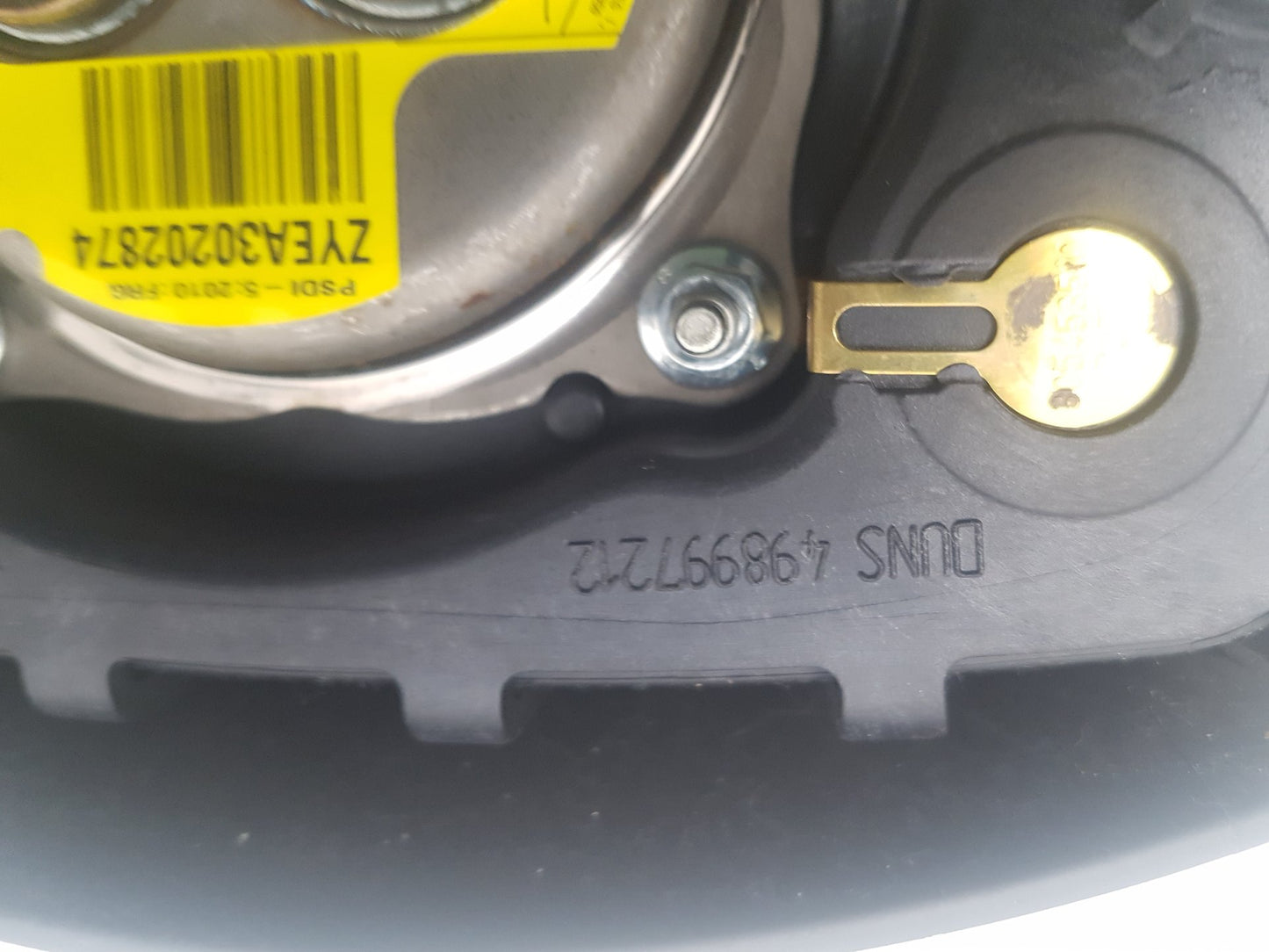 2010 Saab 9-3  Estate Airbag Module 12757622