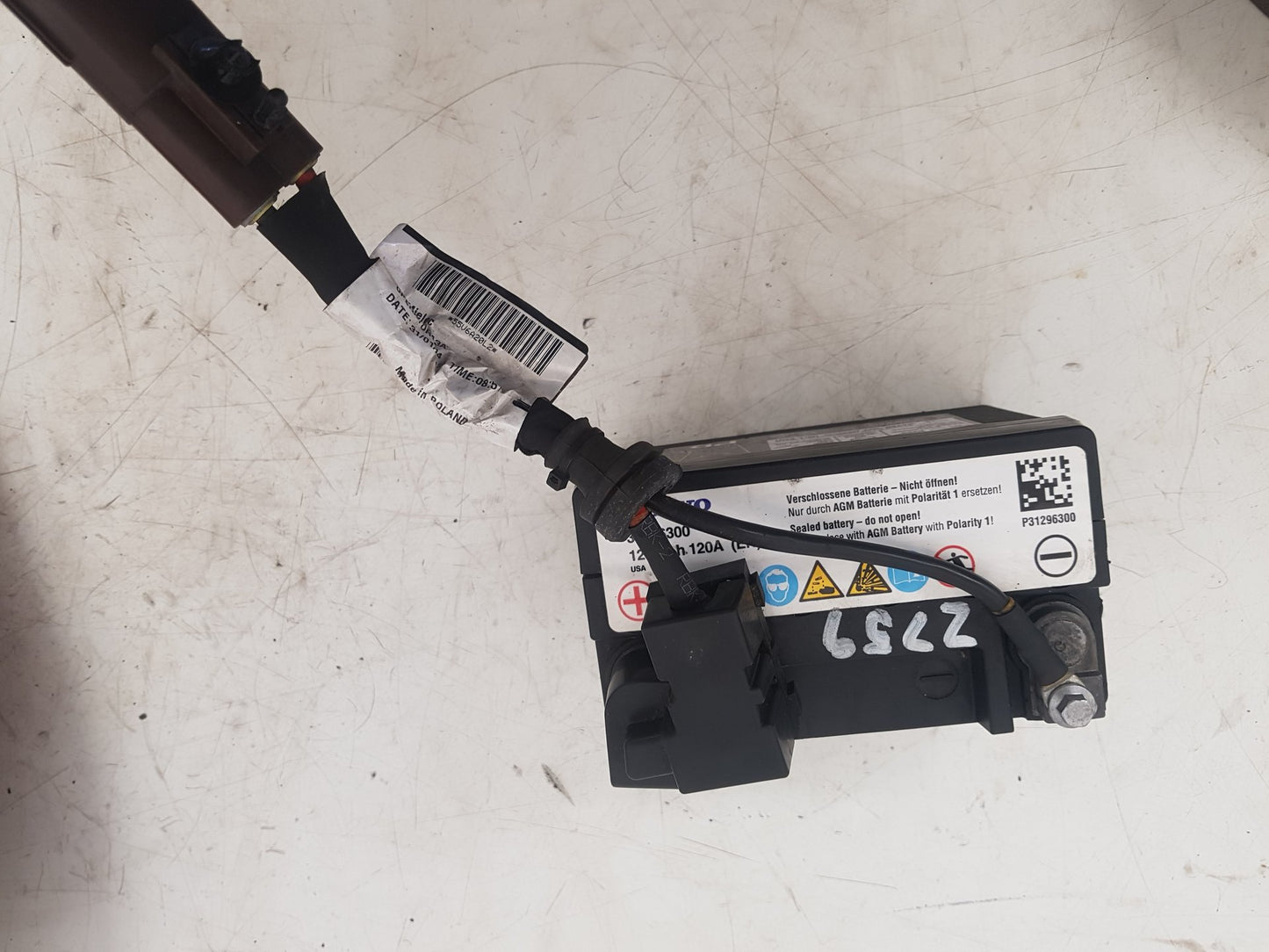 2010 - 2012 Volvo S40  Saloon AUXILIARY BATTERY 31296300