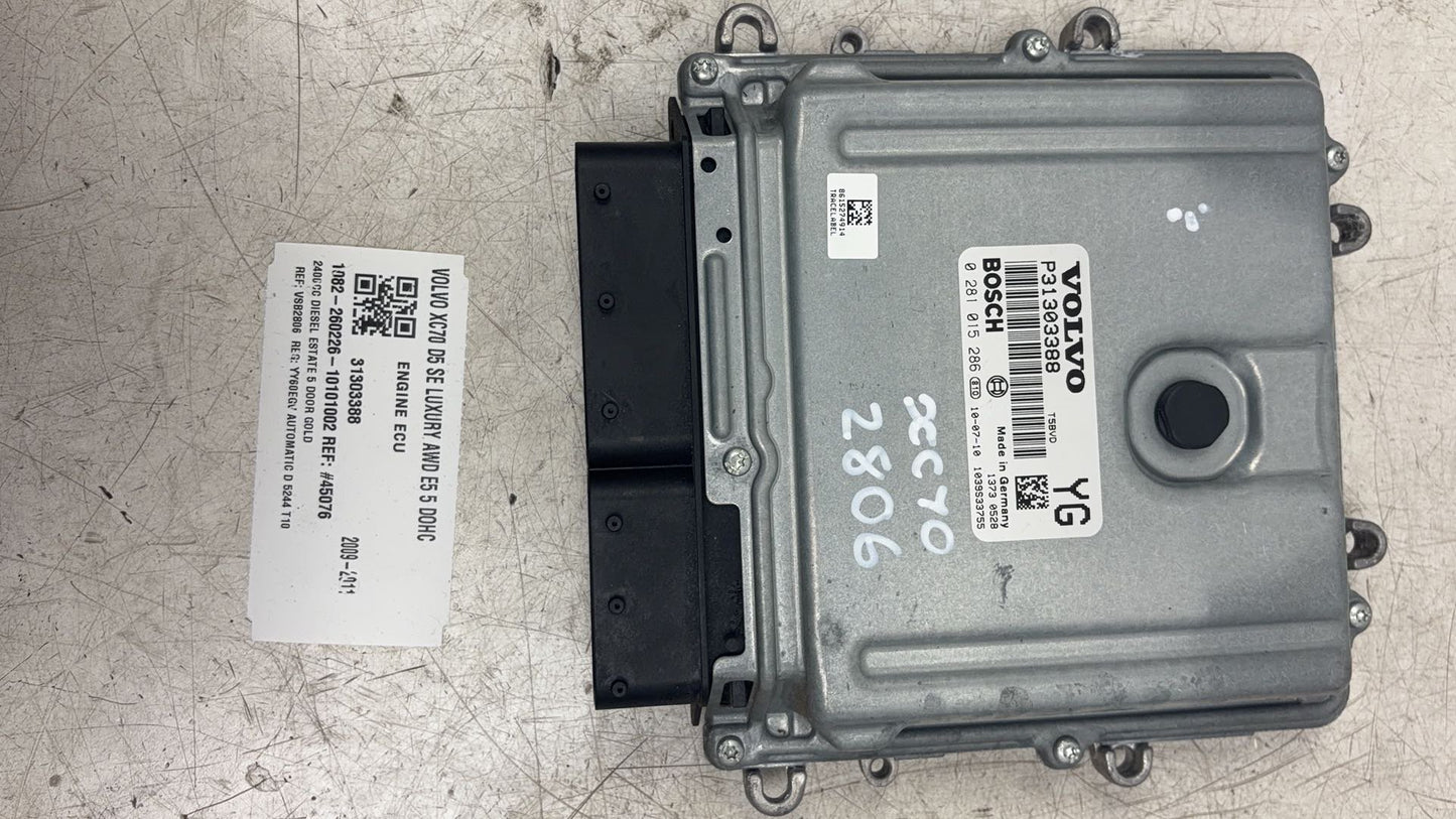2010 Volvo XC70  Estate Engine ECU 31303388