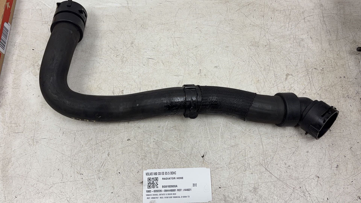 2011 - 2014 Volvo V60 I 155 Estate RADIATOR HOSE BG918260GA