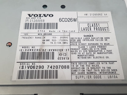 2007 Volvo XC90  Estate CD Player 31260059