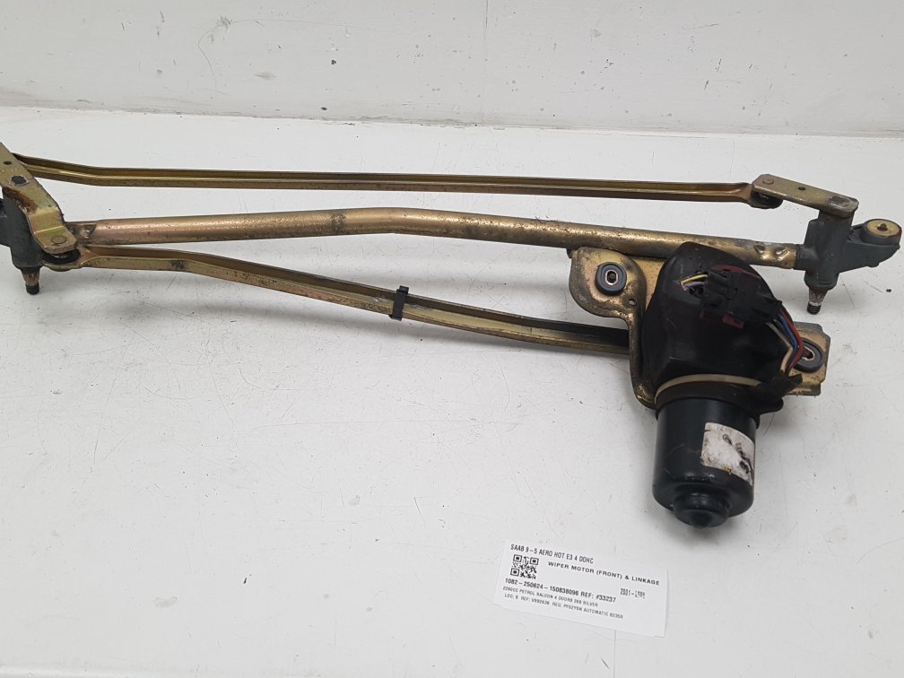 2001 - 2009 Saab 9-5  Saloon WIPER MOTOR (FRONT) & LINKAGE 4832325
