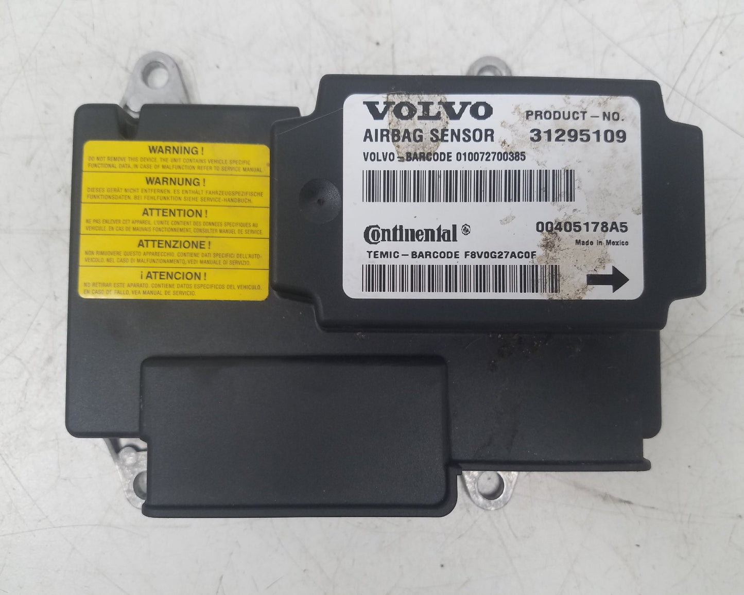 2006 - 2009 Volvo C30   Airbag Module 31295109