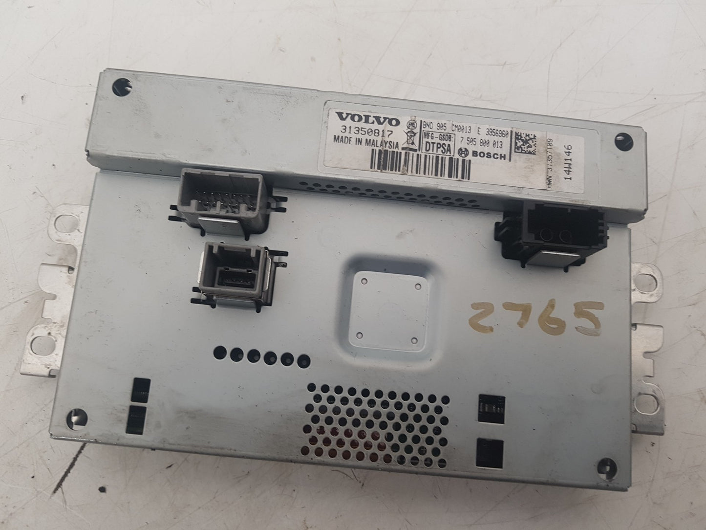 2012 - 2016 Volvo V40  Hatchback Dash Display Unit 31350817
