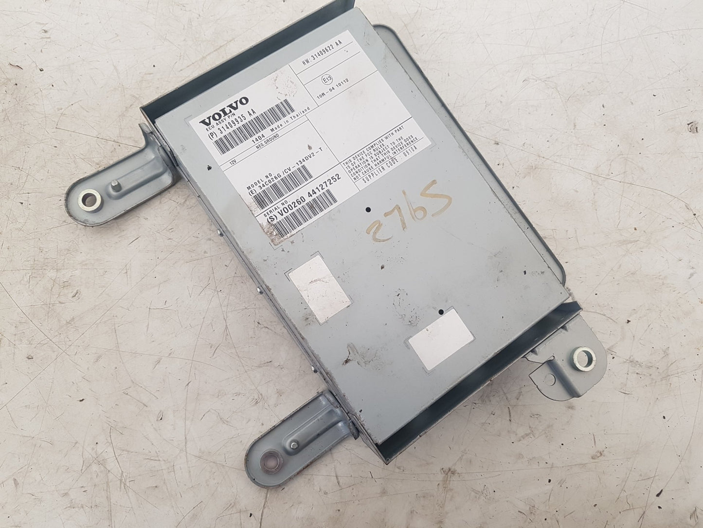2012 - 2016 Volvo V40  Hatchback Amplifier 31409935AA