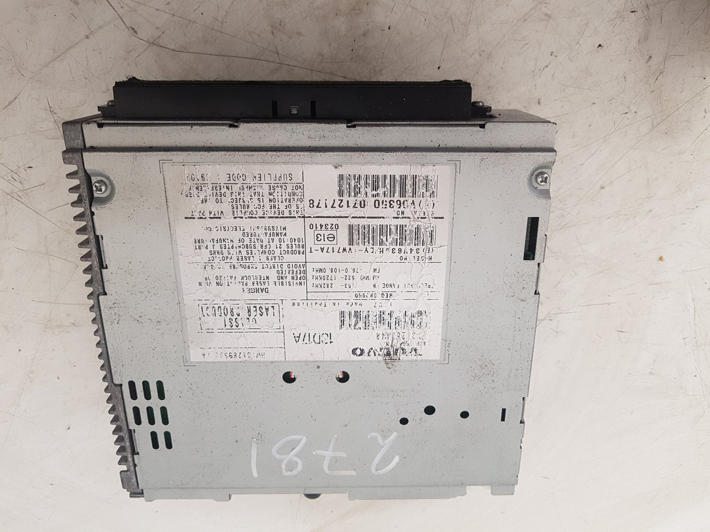 2005 - 2012 Volvo S40  Saloon CD Player 31285448