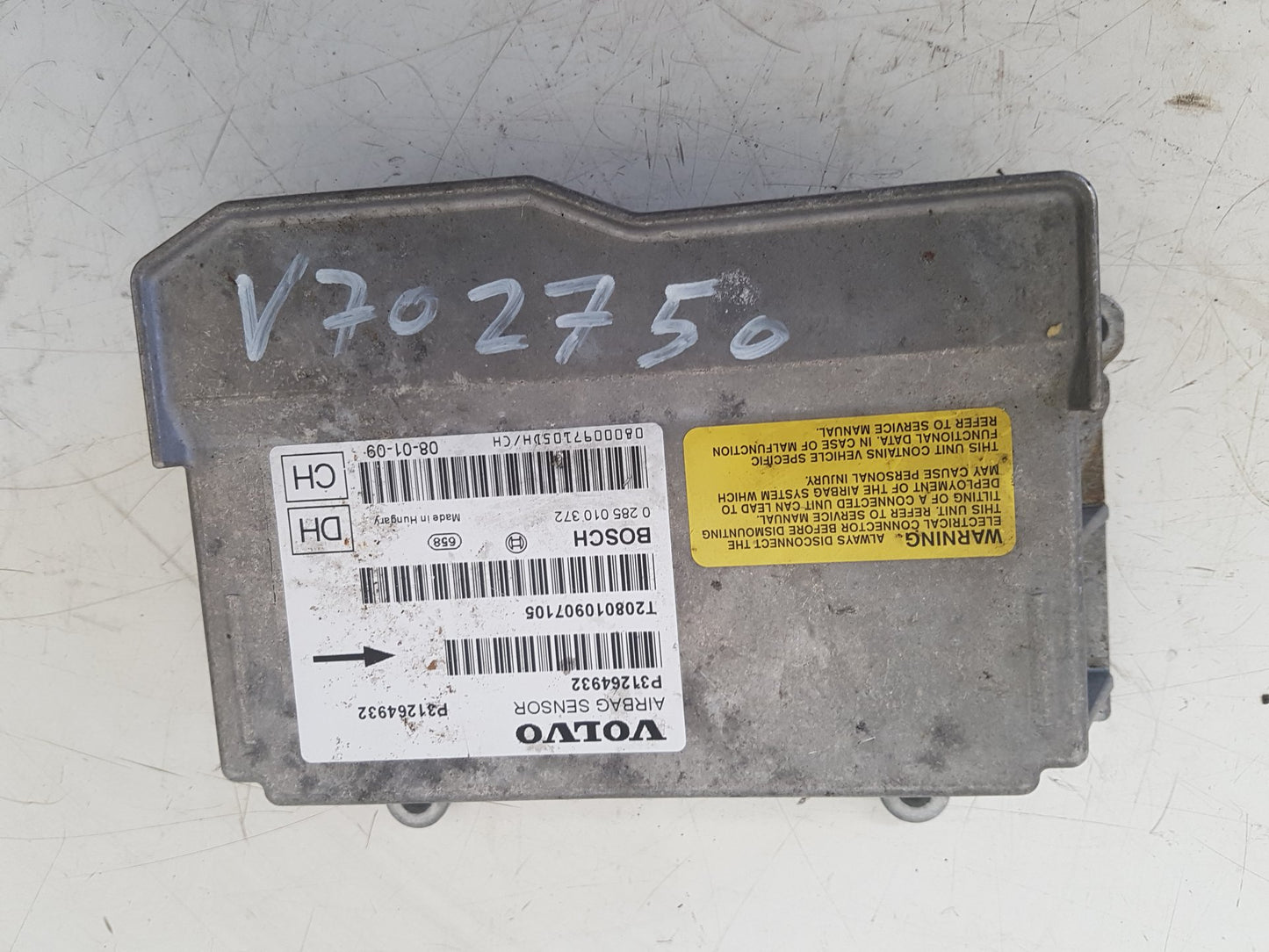 2008 - 2011 Volvo V70  Estate Airbag Module 31264932
