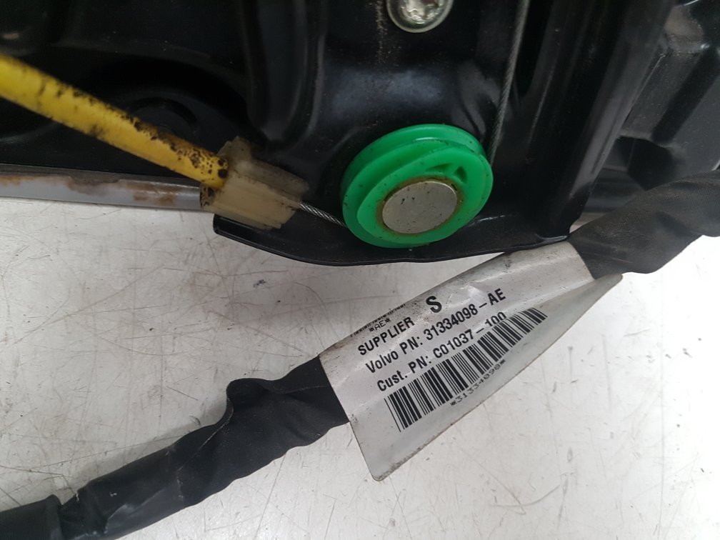 2014 Volvo V40  Hatchback WINDOW REGULATOR/MECH ELECTRIC  (FRONT DRIVER SIDE) 31276216