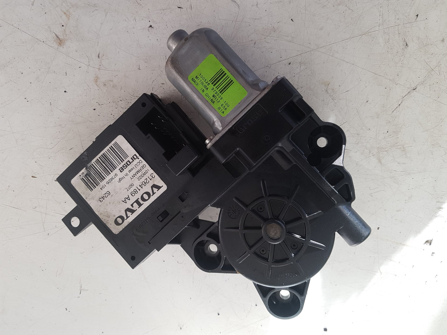 2005 - 2012 Volvo S40  Saloon WINDOW REG MOTOR (PASSENGER SIDE REAR) 31264189
