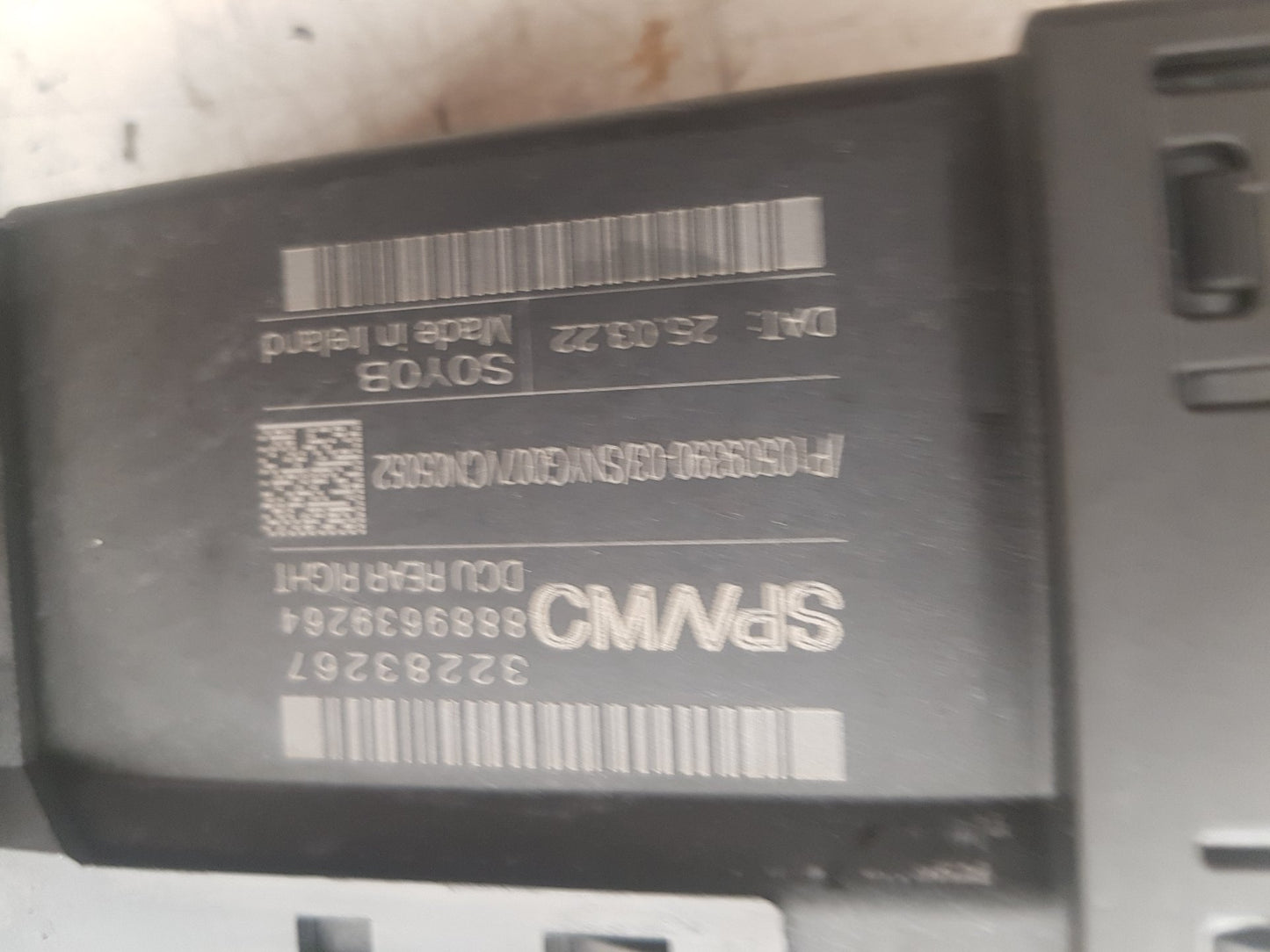 2017 - 2025 Volvo V90 235, 236 Estate WINDOW REG MOTOR (DRIVER SIDE REAR) 32283267