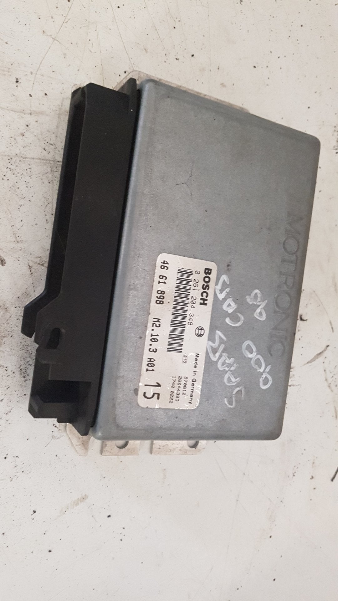 1993 - 1998 Saab 900  Convertible Engine ECU 261 204 348