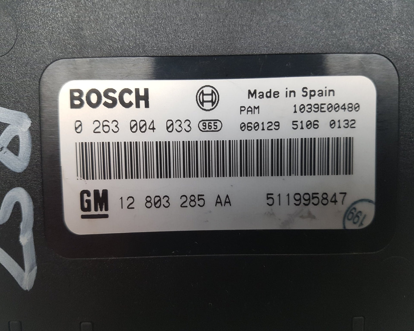 2006 - 2007 Saab 9-3  Estate PARKING SENSOR ECU 0263004033 12803285