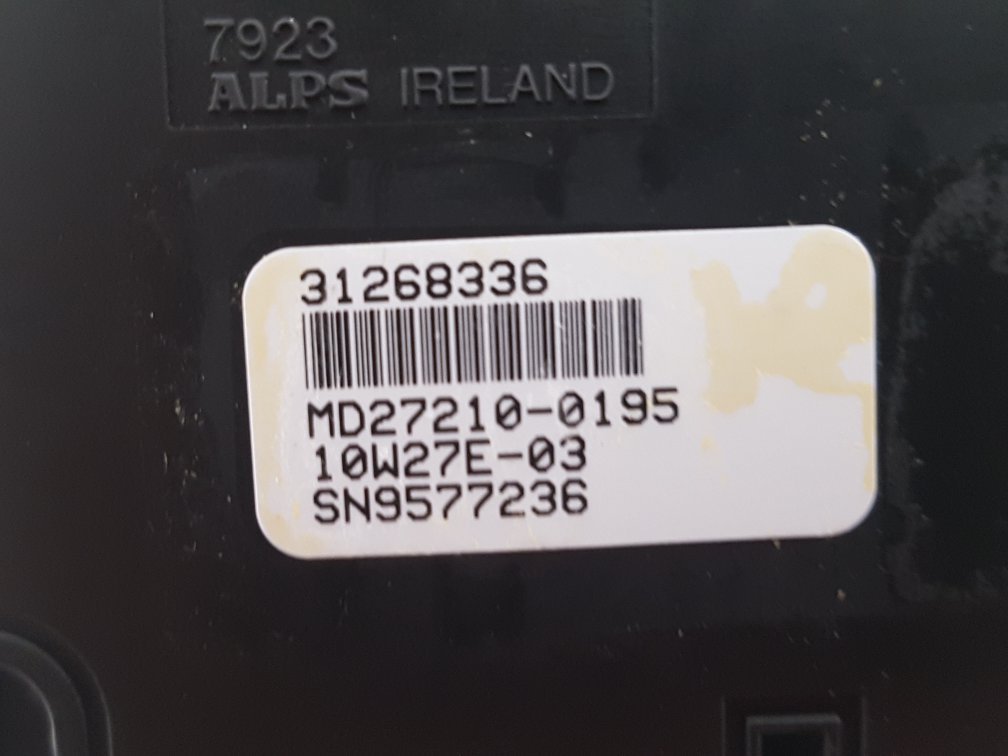 2010 - 2015 Volvo V70  Estate Dash Display Unit 31268336