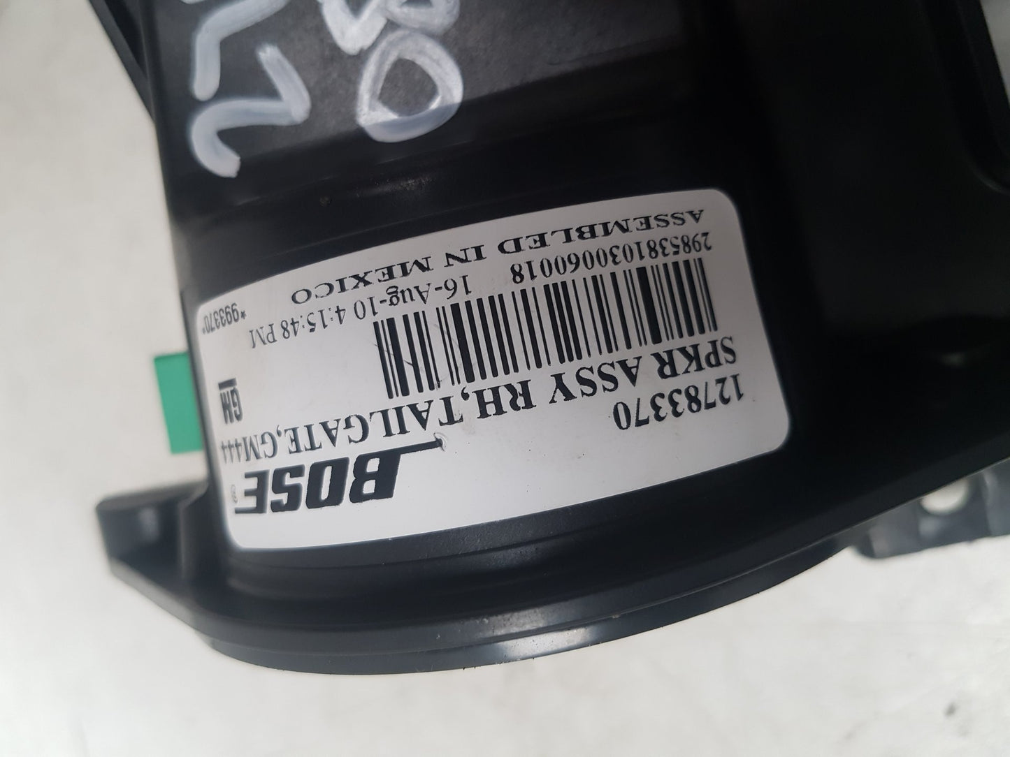 2010 Saab 9-3  Estate LOUDSPEAKER (DRIVER SIDE REAR) 12783370