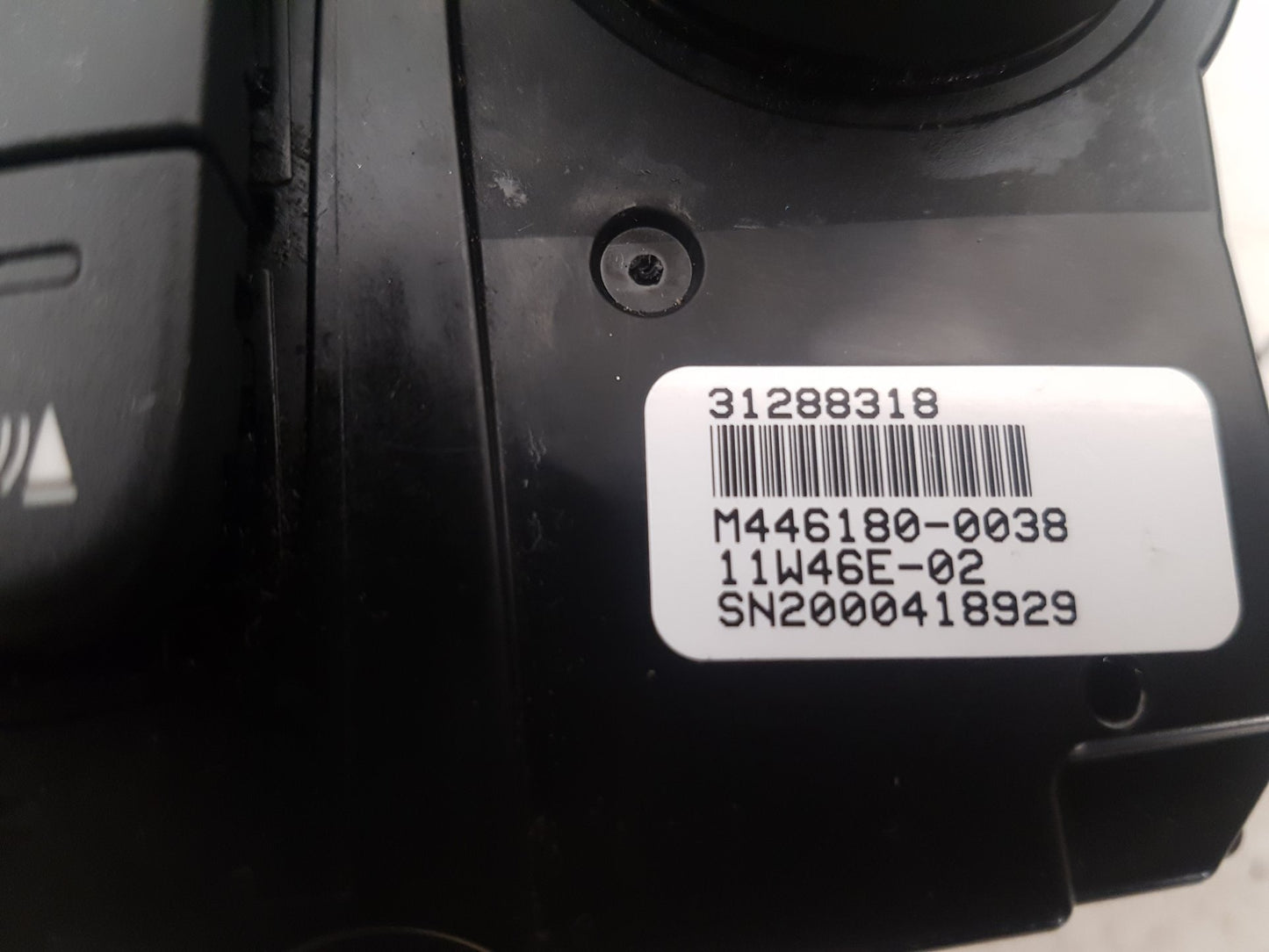 2011 - 2014 Volvo V60 I 155 Estate HEATER & RADIO CONTROL PANNEL 31288318