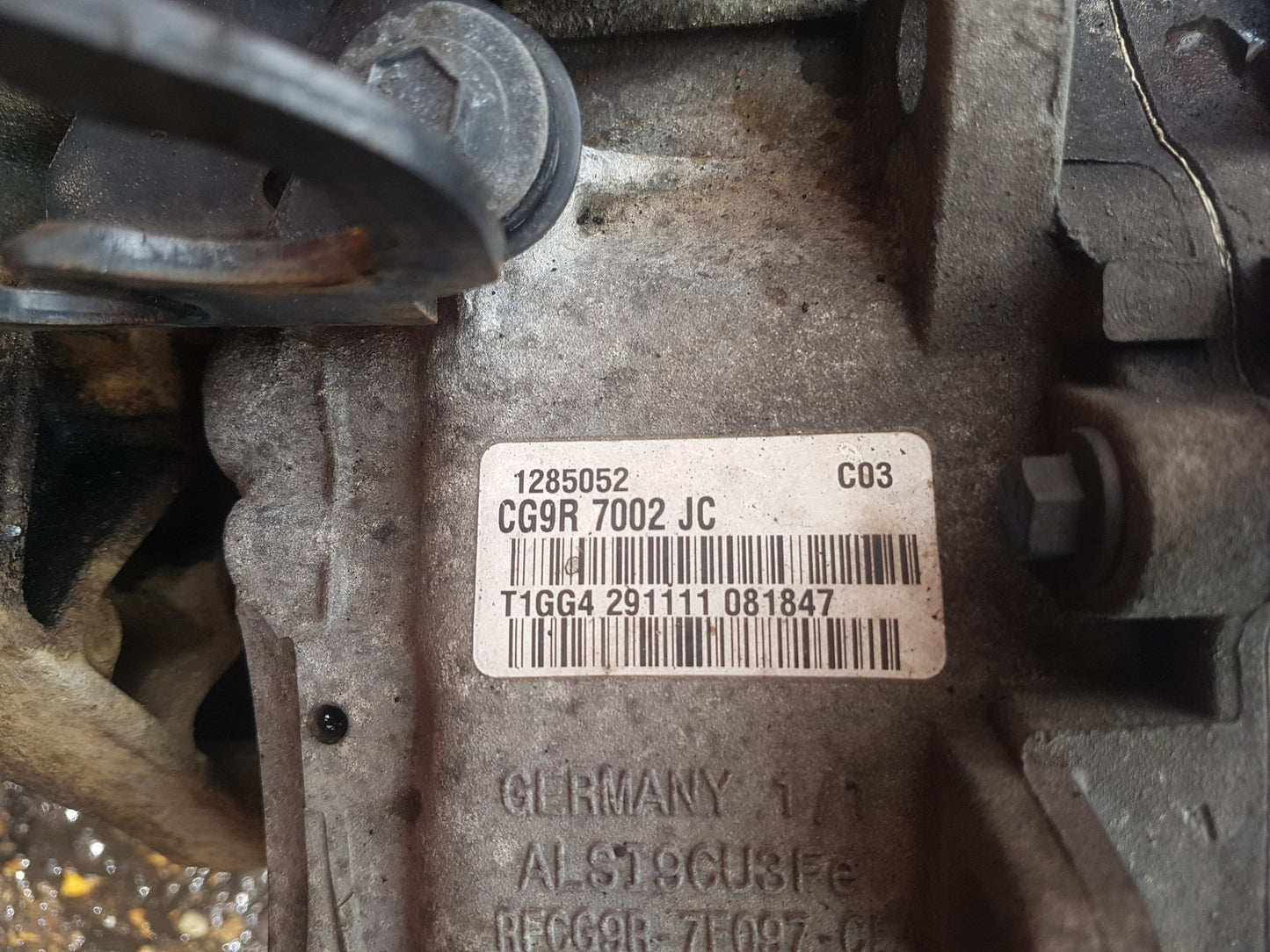 2010 - 2015 Volvo V70  Estate Manual Gearbox CG9R 7002 JC