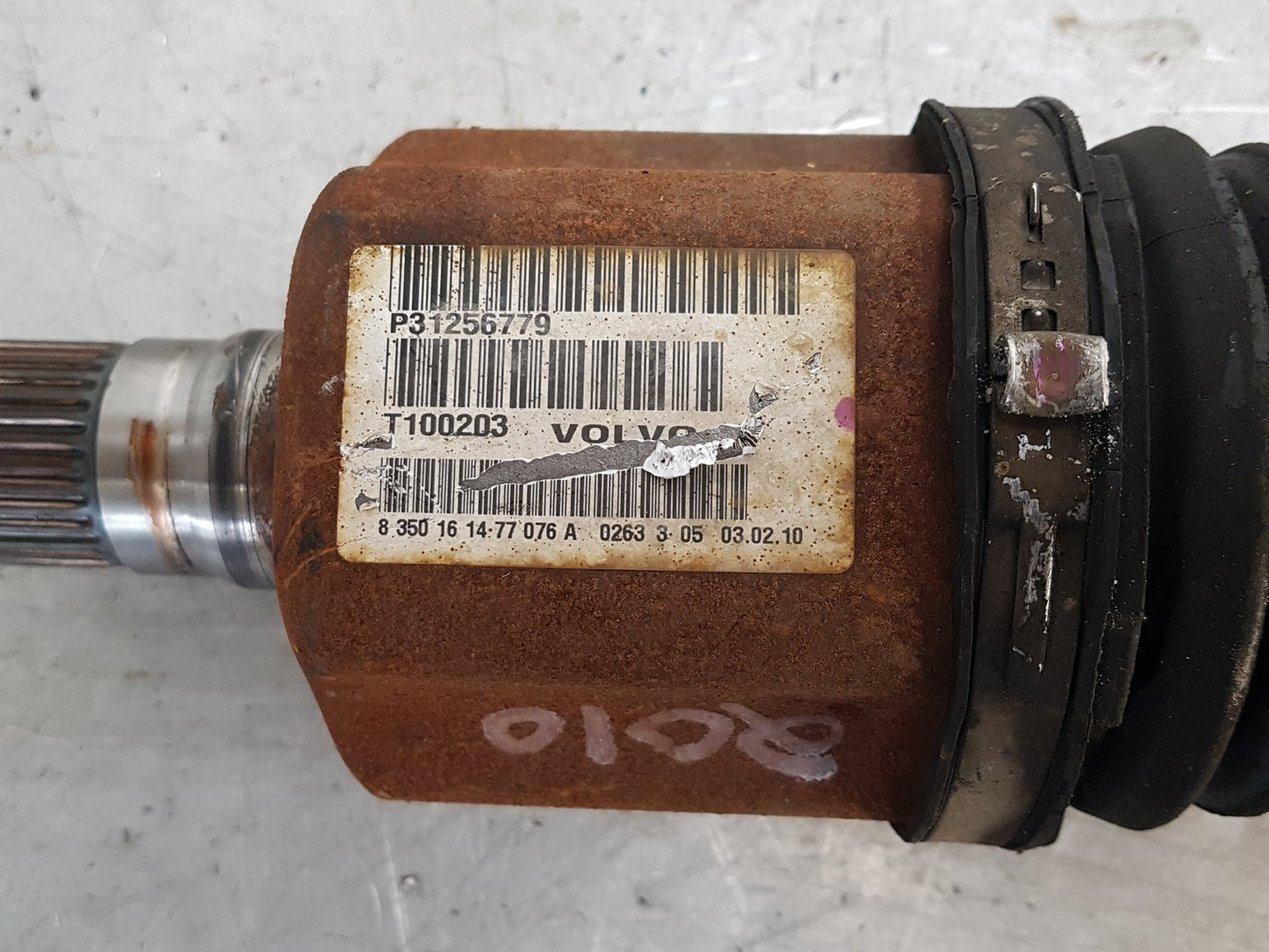 2008 - 2012 Volvo V70  Estate Left Front Drive Axle 31256779