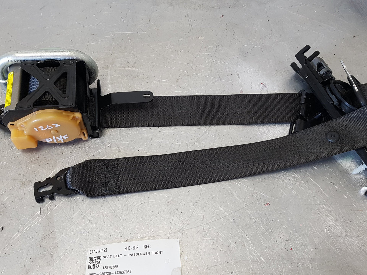 2010 Saab 95  Saloon Left Front Seat Belt 12878365