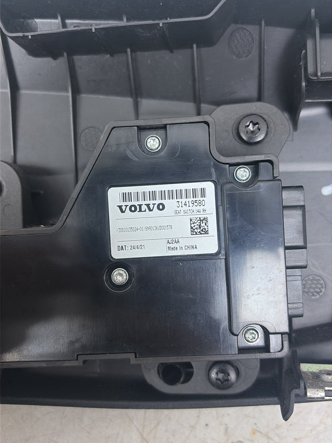 2016 - 2023 Volvo XC90 II 256 Estate Seat Switch 31419580