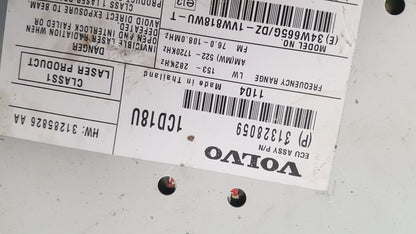 2006 - 2013 Volvo C70 II 542 Convertible CD Player 31328059