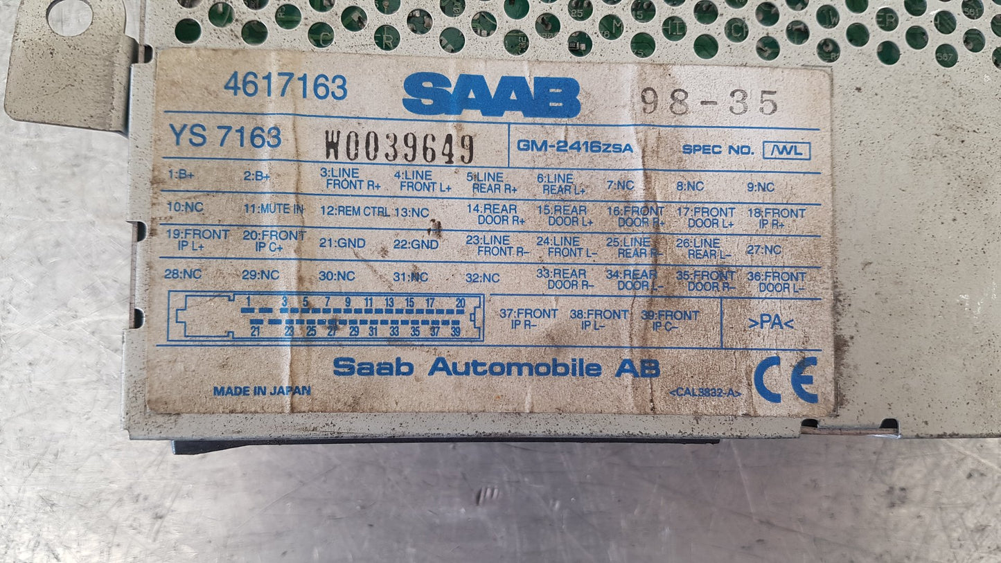 1998 - 2000 Saab 9-5  Saloon Radio Amplifier 4617163