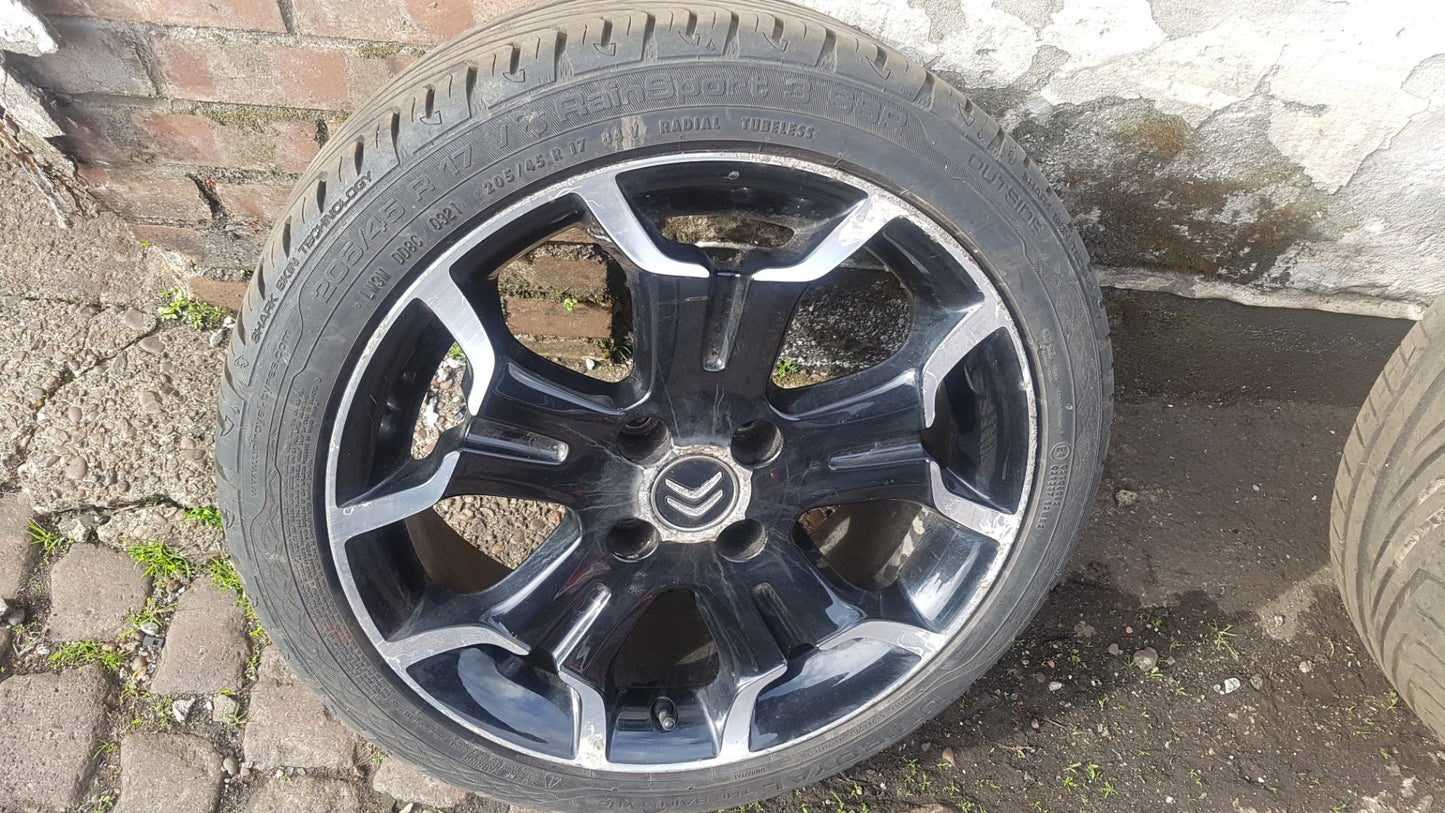 2009 - 2014 Citroen DS3 A55 Hatchback Alloy Wheel Set 9687754377