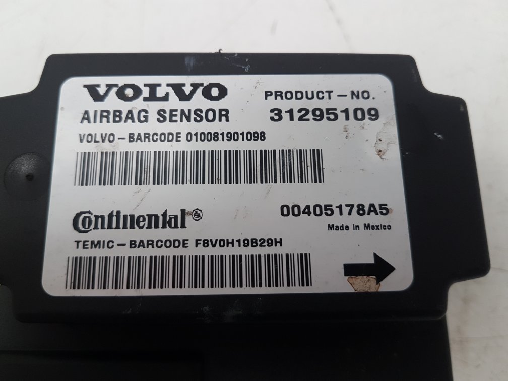 2010 Volvo S40  Saloon Airbag Module 31295109