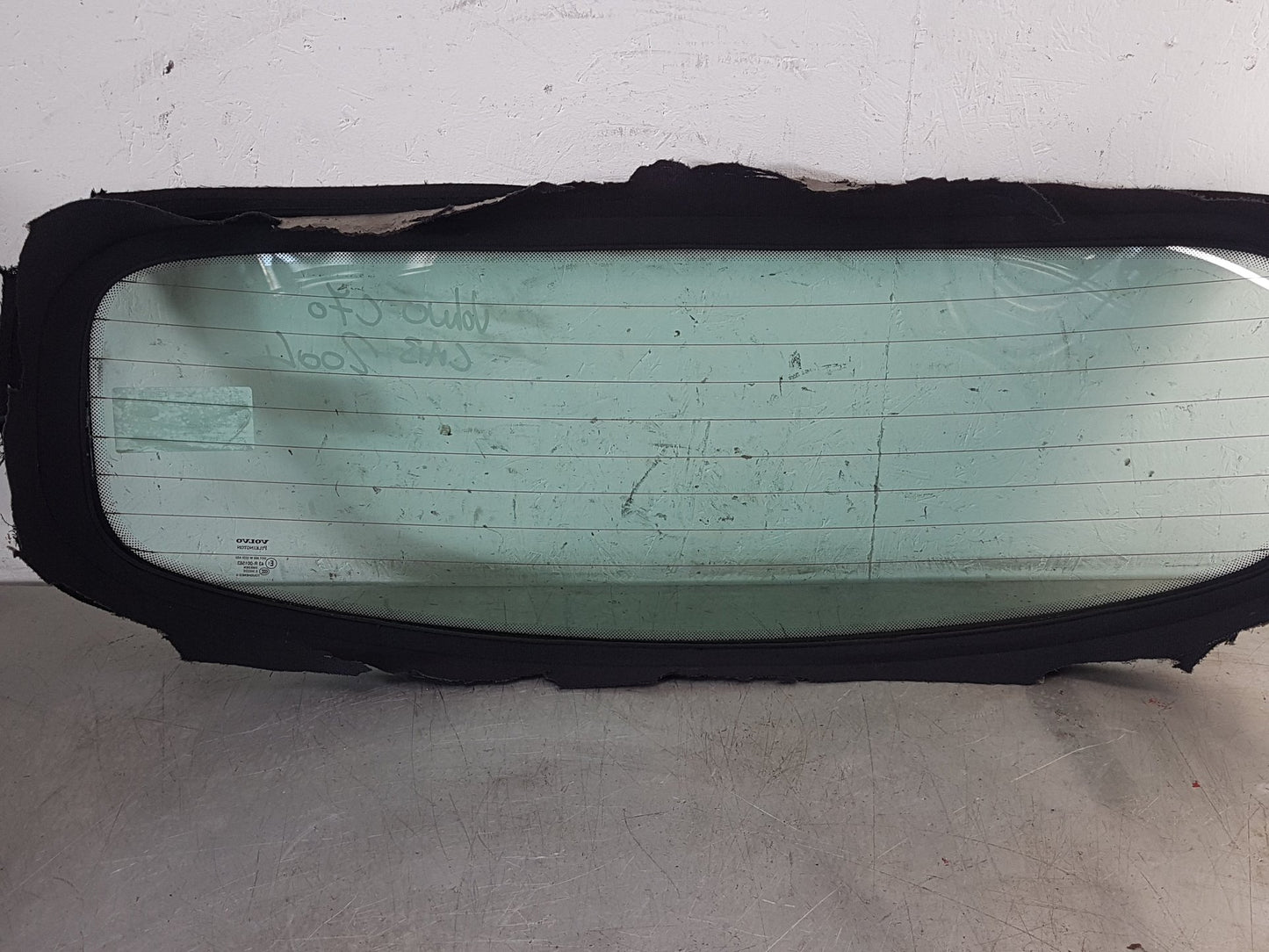 1999 - 2005 Volvo C70  Convertible REAR SCREEN (SOFT TOP)